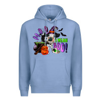 Colony Blue Moo I Mean Boo Baby Cow Premium Hoodie - RanaPortraitStore