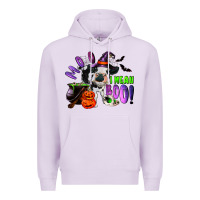 Lilac Moo I Mean Boo Baby Cow Premium Hoodie - RanaPortraitStore
