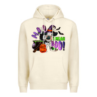 Sandshell Moo I Mean Boo Baby Cow Premium Hoodie - RanaPortraitStore