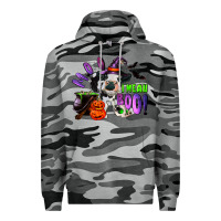 Slate Camo Moo I Mean Boo Baby Cow Premium Hoodie - RanaPortraitStore