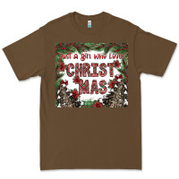 Cacao just a girl who loves christmas Premium Tee - CowhideDigitalArt