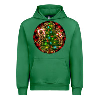 Emerald Christmas Tree Urban Hoodie - RanaPortraitStore