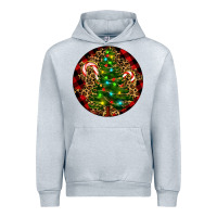 Heather Grey Christmas Tree Urban Hoodie - RanaPortraitStore