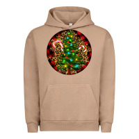 Pigment Burro Christmas Tree Urban Hoodie - RanaPortraitStore
