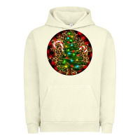 Pigment Pistachio Christmas Tree Urban Hoodie - RanaPortraitStore