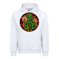 White Christmas Tree Urban Hoodie - RanaPortraitStore