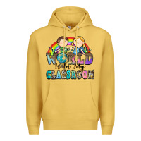 Antique Gold the future of the world is in my classroom Premium Hoodie - Zillion Design Studio