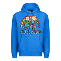True Royal the future of the world is in my classroom Premium Hoodie - Zillion Design Studio
