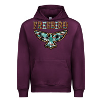 Mauve Wine thunderbird freebird Urban Hoodie - texasbilliewilder