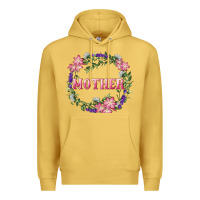 Antique Gold Mother With Floral Wreath Premium Hoodie - RanaPortraitStore