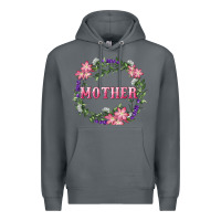 Rock Mother With Floral Wreath Premium Hoodie - RanaPortraitStore