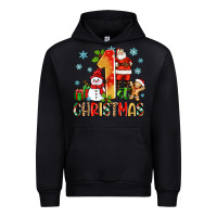 Black 1st christmas santa and snowman Urban Hoodie - Zillion Design Studio