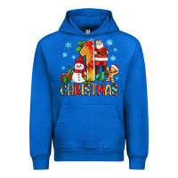 Cobalt 1st christmas santa and snowman Urban Hoodie - Zillion Design Studio