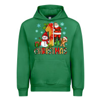 Emerald 1st christmas santa and snowman Urban Hoodie - Zillion Design Studio