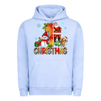 Pigment Grape Ice 1st christmas santa and snowman Urban Hoodie - Zillion Design Studio