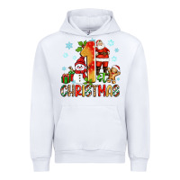 White 1st christmas santa and snowman Urban Hoodie - Zillion Design Studio