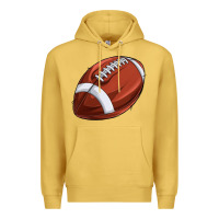 Antique Gold football Premium Hoodie - texasbilliewilder