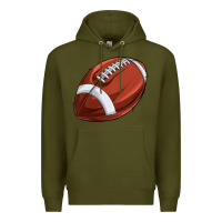 Army Green football Premium Hoodie - texasbilliewilder