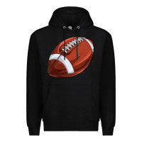 Black football Premium Hoodie - texasbilliewilder