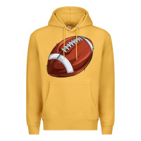 Mustard football Premium Hoodie - texasbilliewilder