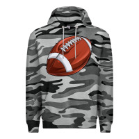 Slate Camo football Premium Hoodie - texasbilliewilder