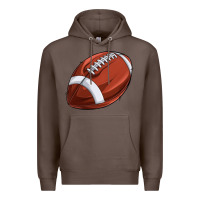 Coffee football Premium Hoodie - texasbilliewilder