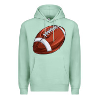 Seafoam football Premium Hoodie - texasbilliewilder