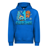 Cobalt 1st christmas gingerbread boy Urban Hoodie - Zillion Design Studio