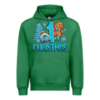 Emerald 1st christmas gingerbread boy Urban Hoodie - Zillion Design Studio