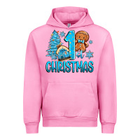 Fuchsia Pink 1st christmas gingerbread boy Urban Hoodie - Zillion Design Studio