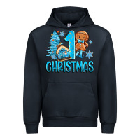 Navy 1st christmas gingerbread boy Urban Hoodie - Zillion Design Studio