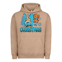 Pigment Burro 1st christmas gingerbread boy Urban Hoodie - Zillion Design Studio