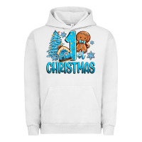 Pigment Lunar Rock 1st christmas gingerbread boy Urban Hoodie - Zillion Design Studio