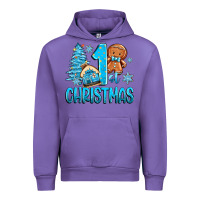 Tulip 1st christmas gingerbread boy Urban Hoodie - Zillion Design Studio