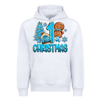 White 1st christmas gingerbread boy Urban Hoodie - Zillion Design Studio