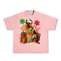 Salmon christmas german shepherd Urban Heavy Tee - Artiststas