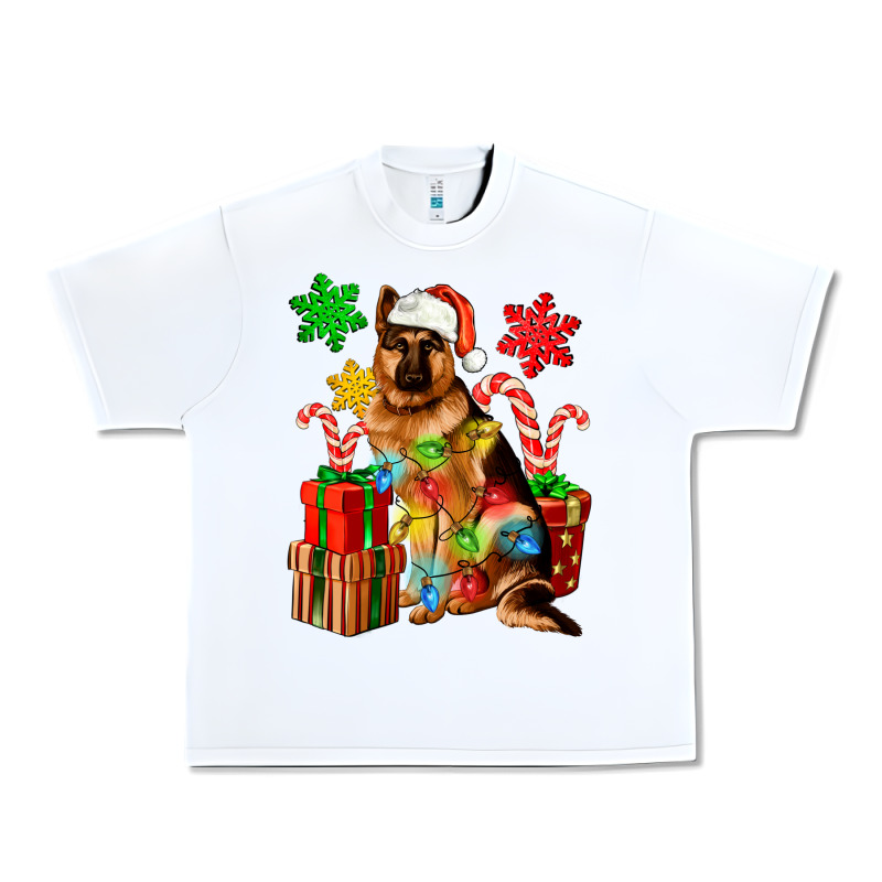 Christmas German Shepherd Urban Heavy Tee by Artiststas | Teevron