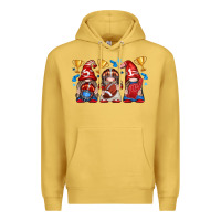 Antique Gold football gnome with element Premium Hoodie - texasbilliewilder
