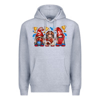 Heather Grey football gnome with element Premium Hoodie - texasbilliewilder
