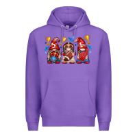 Purple football gnome with element Premium Hoodie - texasbilliewilder