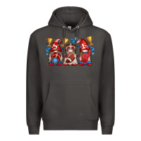 Smoke football gnome with element Premium Hoodie - texasbilliewilder