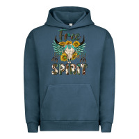 Pigment Midnight Navy western boho free spirit Urban Hoodie - texasbilliewilder