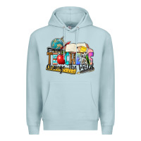 Blue Mist teachers change the world Premium Hoodie - Zillion Design Studio