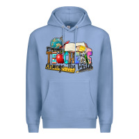 Colony Blue teachers change the world Premium Hoodie - Zillion Design Studio