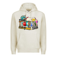 Oatmeal Heather teachers change the world Premium Hoodie - Zillion Design Studio