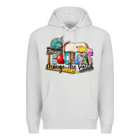 Dove Grey teachers change the world Premium Hoodie - Zillion Design Studio