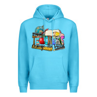 Ocean Blue teachers change the world Premium Hoodie - Zillion Design Studio