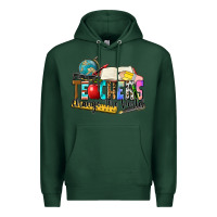Sports Green teachers change the world Premium Hoodie - Zillion Design Studio
