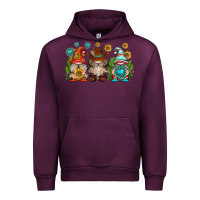 Mauve Wine western gnomies Urban Hoodie - texasbilliewilder