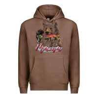 Chestnut Mother's Day Mama Bear Hunting Fish Premium Hoodie - RanaPortraitStore